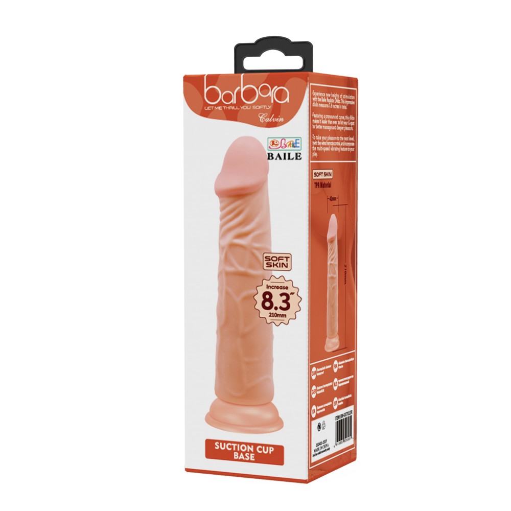 Barbara Calvin 8,3 " Dildo con ventosa