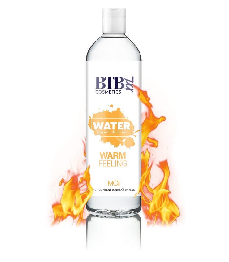 BTB Cosmetics - Lubrificante Base Acqua Effetto Riscaldante - 250 ml