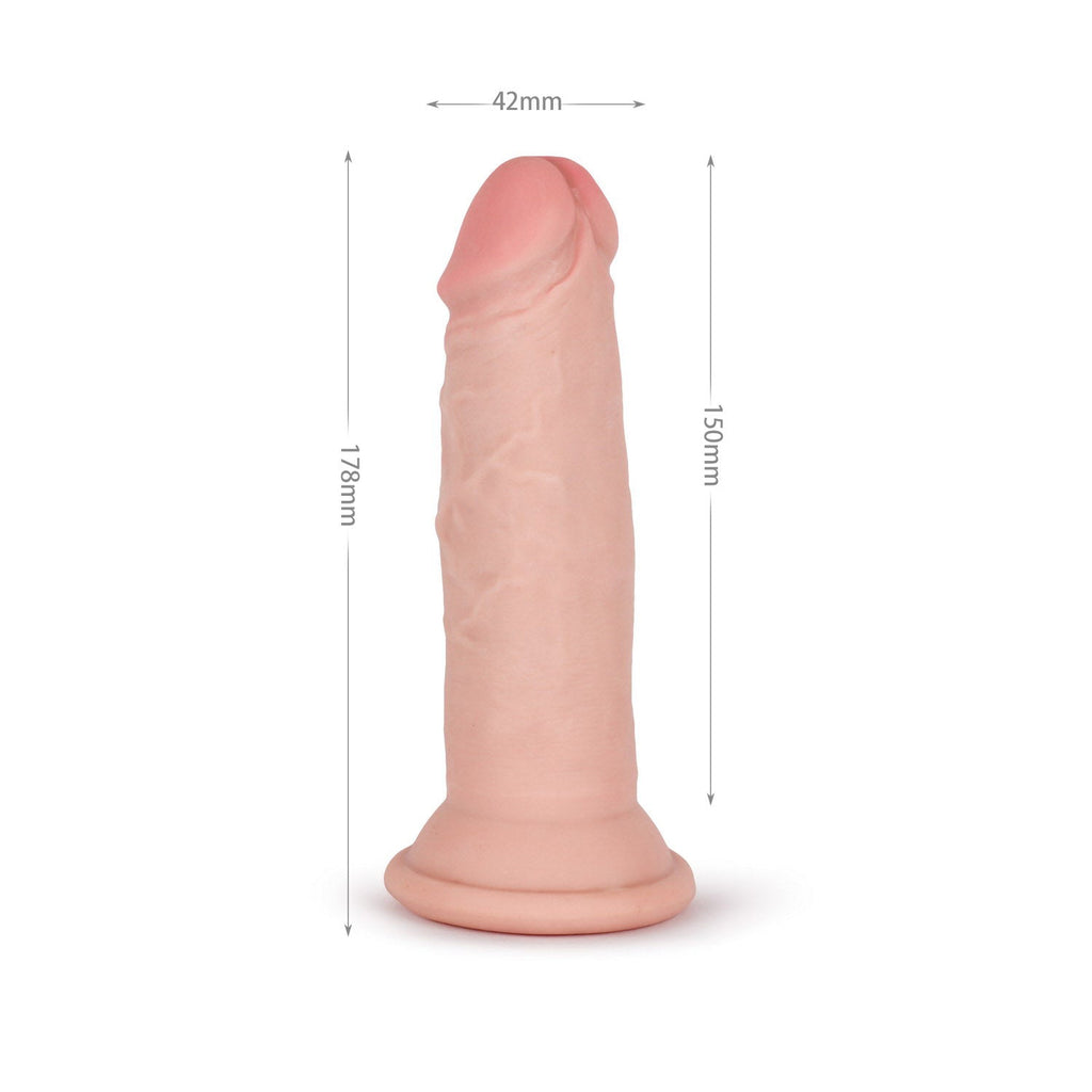 VSC Novelty - Knight Cock 3D Triple Density Dildo - 7"