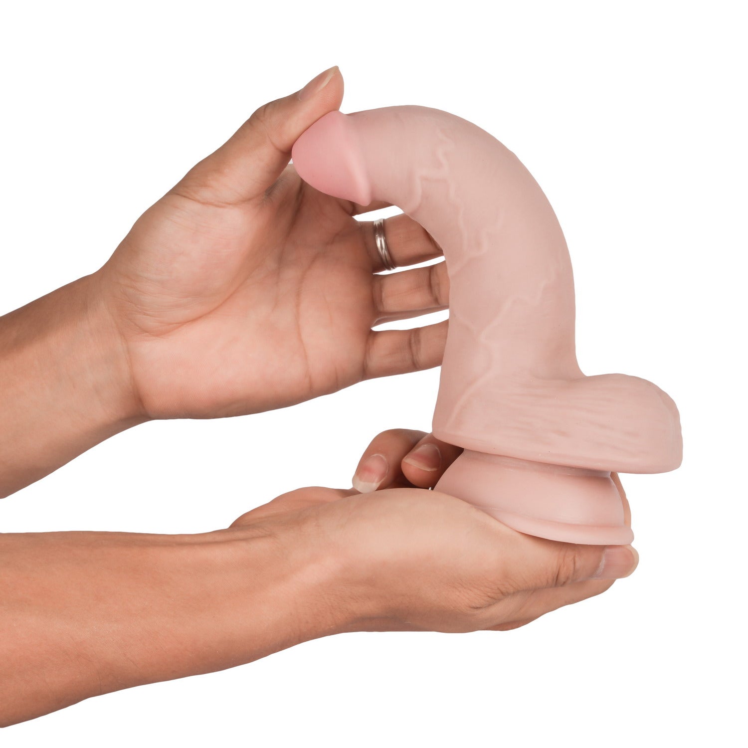 VSC Novelty - Knight Cock 3D Triple Density Dildo - 7.1"