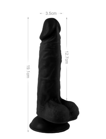 VSC Novelty - Dildo Realistico Mr. Rude - Nero - 7.5"