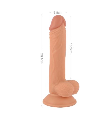 VSC Novelty - Dildo Realistico Mr. Rude - Color Carne - 7.9"