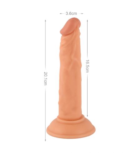 VSC Novelty - Dildo Realistico Mr. Rude - Color Carne - 7.9"