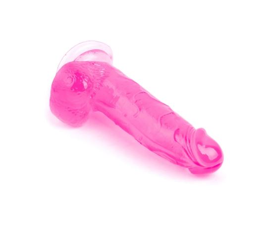 VSC Novelty - Dildo Realistico Crystal Jellies Mr. Rude 7,9" - Rosa