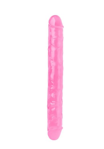 VSC Novelty - Dildo Doppio Realistico Crystal Jellies Mr. Rude 12" - Rosa