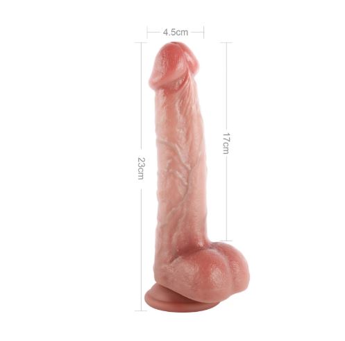 VSC Novelty - Dildo Realistico Doppio Strato Nature Feel - 9"