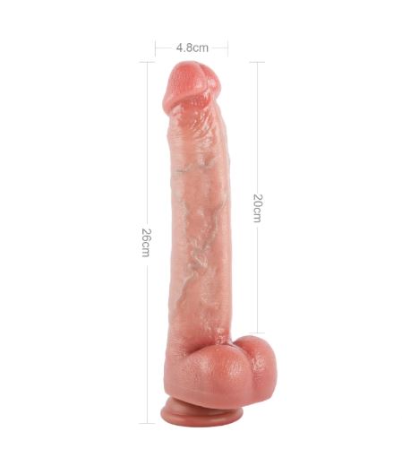VSC Novelty - Dildo Realistico Doppio Strato Nature Feel - 10,2"
