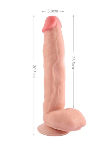 VSC Novelty - Dildo Sliding Skin Doppio Strato Realistico - 12"