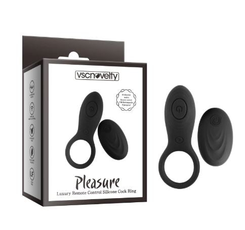 VSC Novelty - Anello Fallico Vibrante - Nero