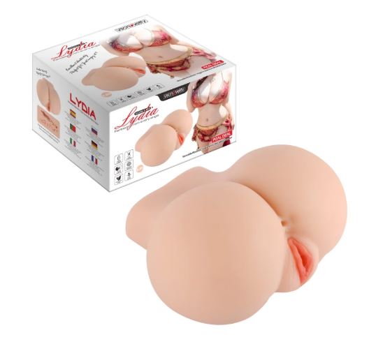 VSC Novelty - Masturbatore Realistico Vagina e Ano Lydia - Color Carne