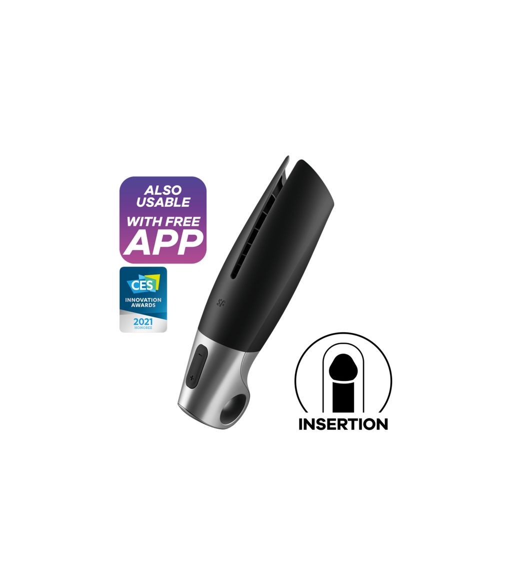 Satisfyer - Power Masturbator - App Controlled - Nero