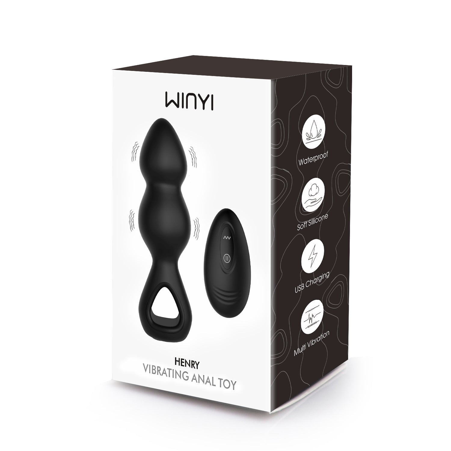 Winyi - Palline Vibranti Anali con Controllo Remoto - Henry