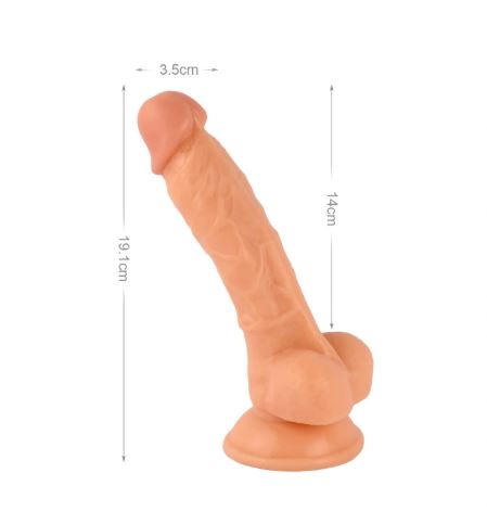 VSC Novelty - Dildo Realistico Mr. Rude - Color Carne - 7.5"