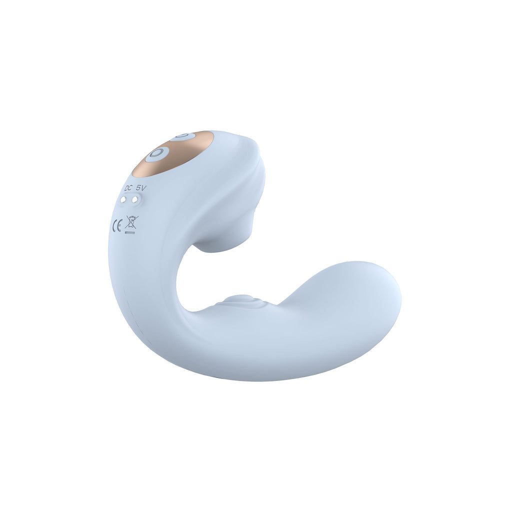 Winyi - Vibratore Flessibile Punto G con Tapping e Succhia Clitoride - Amanda