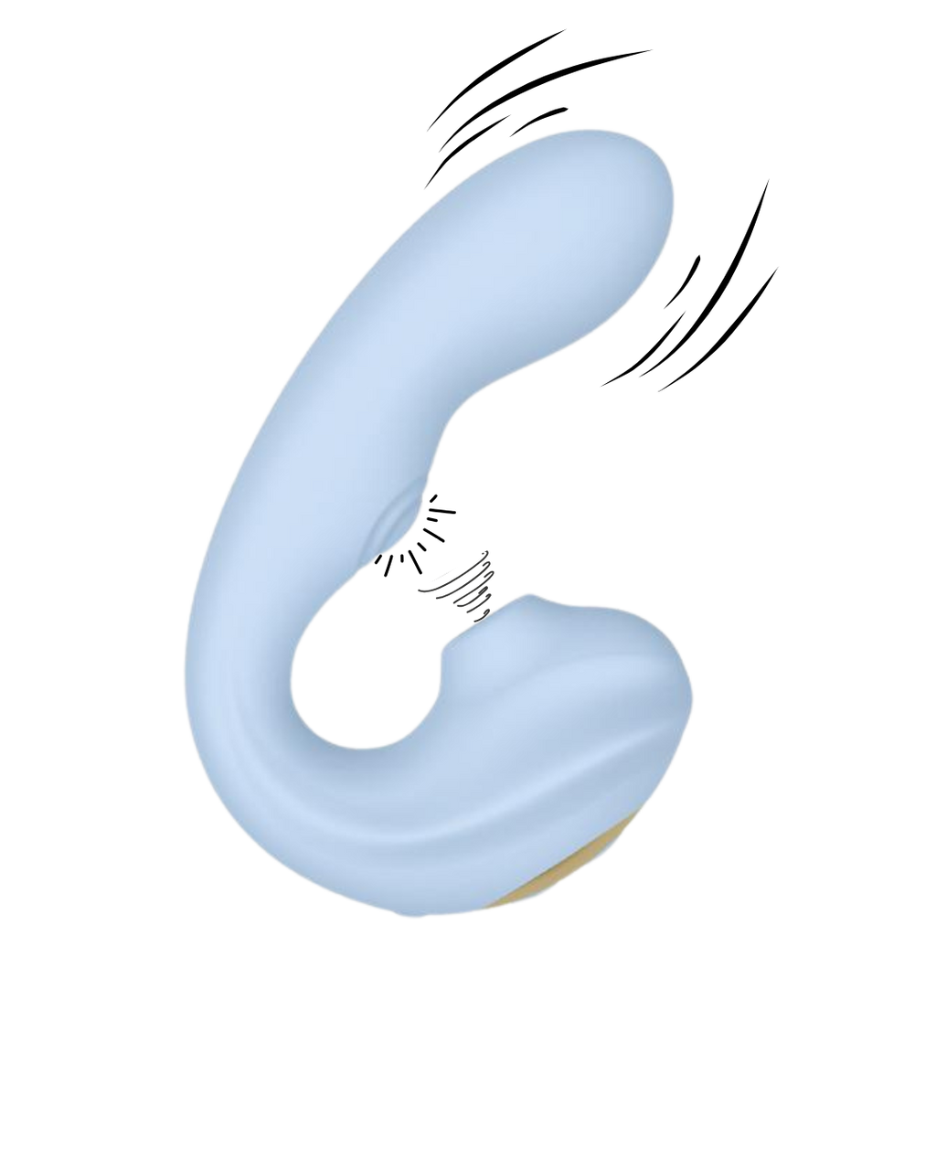 Winyi - Vibratore Flessibile Punto G con Tapping e Succhia Clitoride - Amanda
