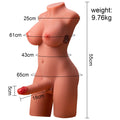 Xise - Miah - Lady Boy Torso con Dildo Thrusting e Vibrante - 6,6"