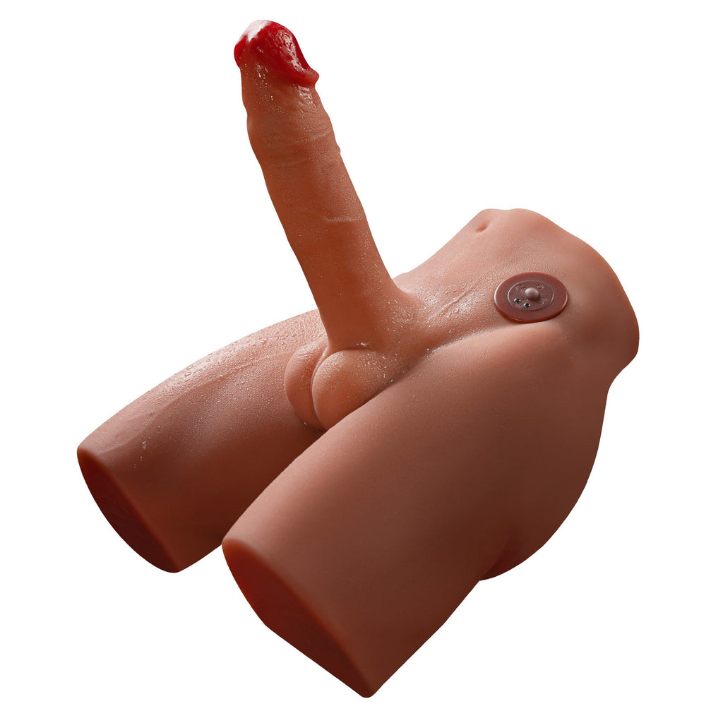 Xise - Jason - Torso con Dildo Thrusting e Vibrante - 6,6"