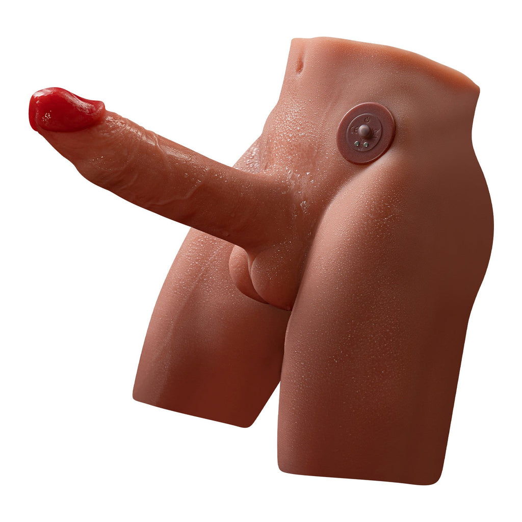 Xise - Jason - Torso con Dildo Thrusting e Vibrante - 6,6"