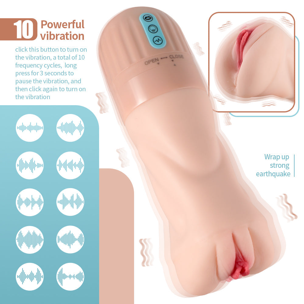 Xise - Suctroker V2 VI - Masturbatore Vagina con Funzione Suzione e Vibrante