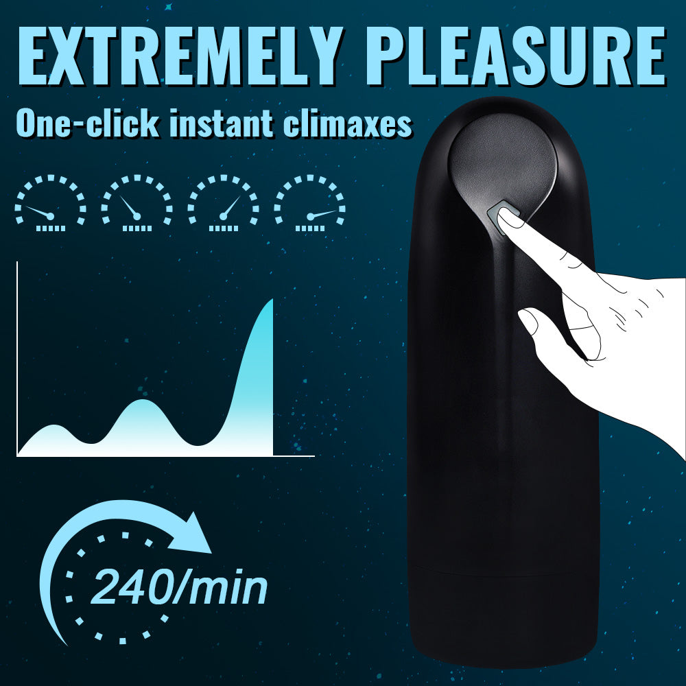 Xise - Masturbatore Vagina con Funzione Suzione e Vibrante