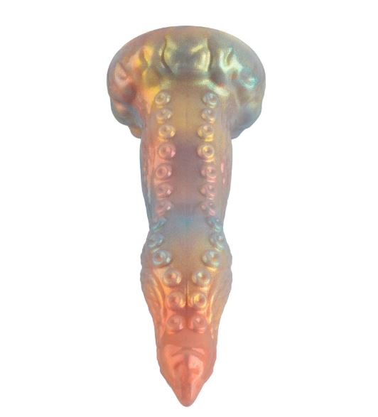 VSC Novelty - Dildo in Silicone Multicolor con Glitter Tentacolo - Ligula
