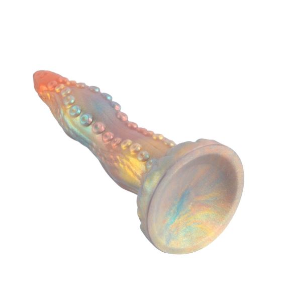 VSC Novelty - Dildo in Silicone Multicolor con Glitter Tentacolo - Ligula