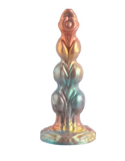 VSC Novelty - Dildo in Silicone Multicolor con Glitter - Dominator