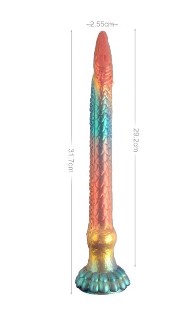 VSC Novelty - Dildo XL in Silicone Multicolor con Glitter - Anaconda