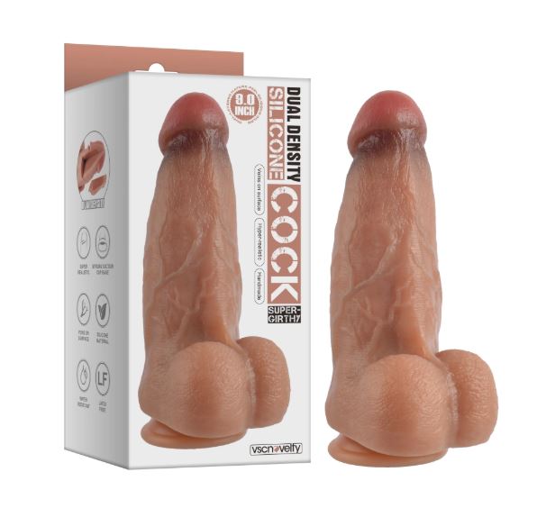 VSC Novelty - Dildo in Silicone Doppio Strato - 9"