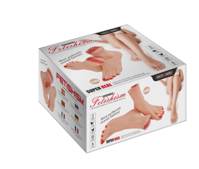 VSC Novelty - Masturbatore Fetish Piedi - 2 Pezzi