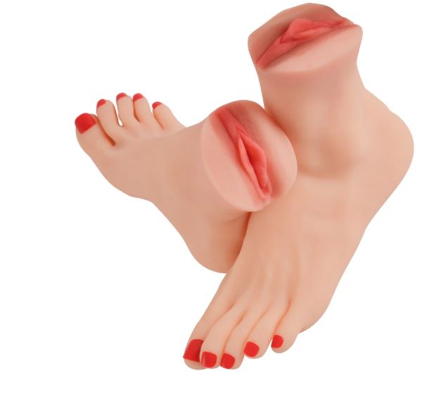 VSC Novelty - Masturbatore Fetish Piedi - 2 Pezzi