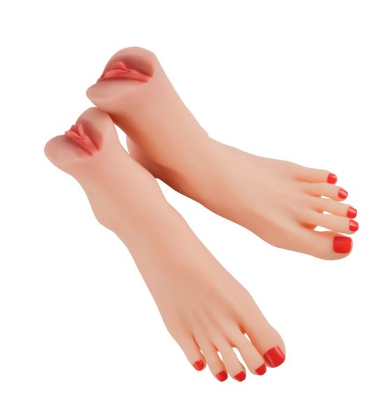 VSC Novelty - Masturbatore Fetish Piedi - 2 Pezzi