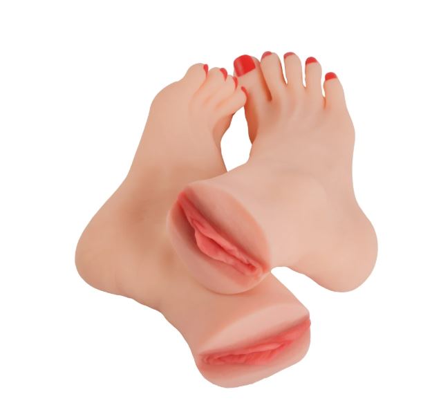VSC Novelty - Masturbatore Fetish Piedi - 2 Pezzi