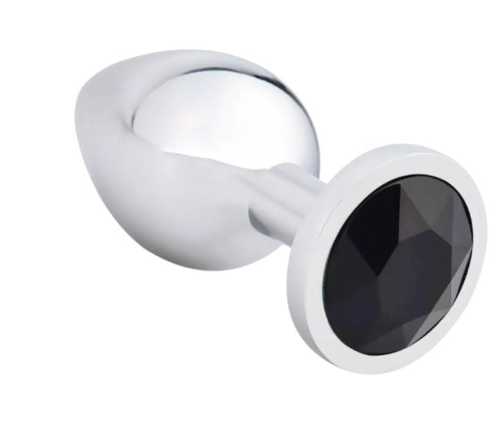 VSC Novelty - Plug Anale con Diamante Nero - S