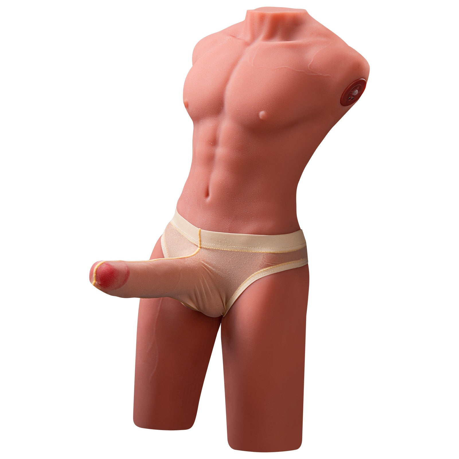 Xise - Jason - Torso Completo con Dildo Funzione Thrusting e Vibrante - 6,7"