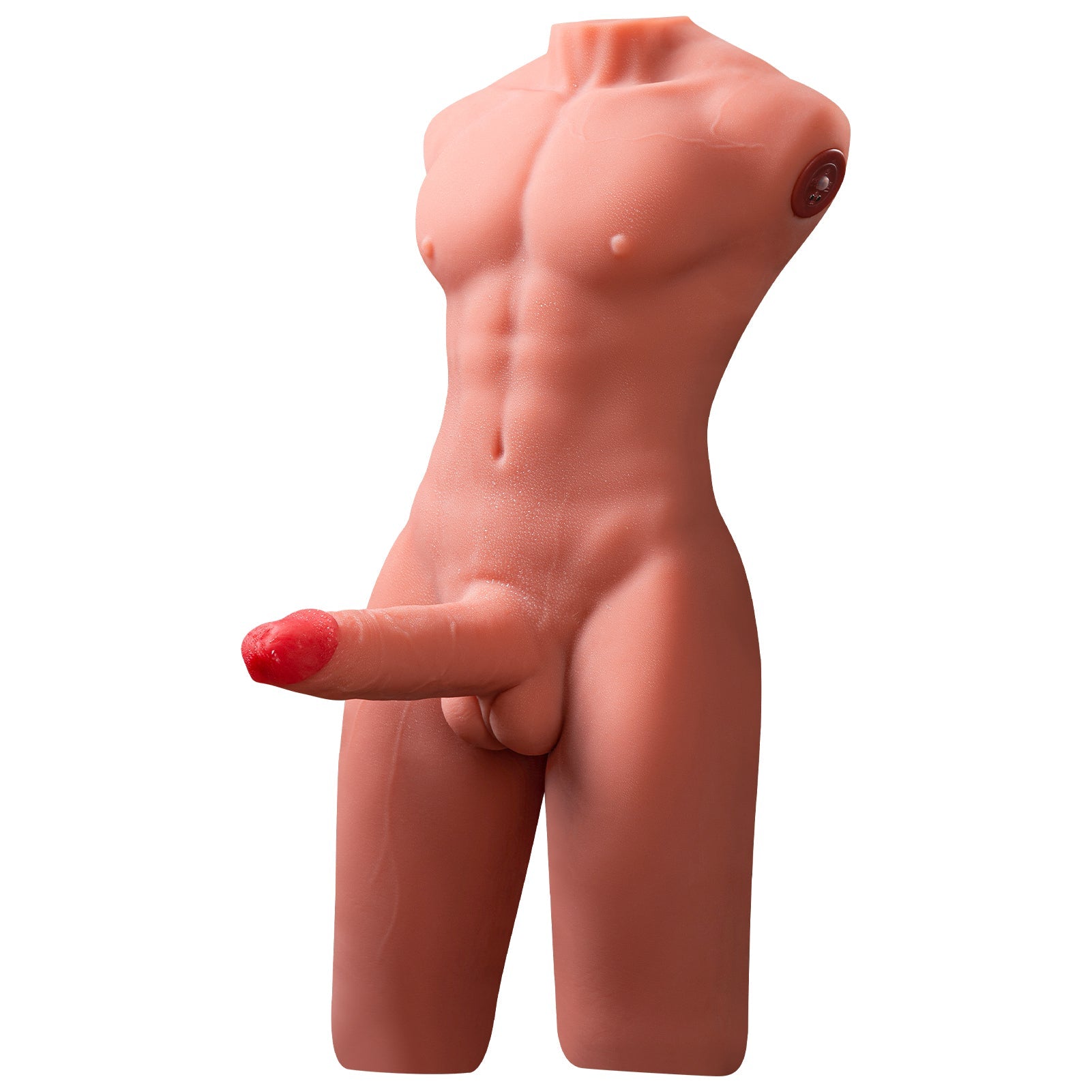 Xise - Jason - Torso Completo con Dildo Funzione Thrusting e Vibrante - 6,7"