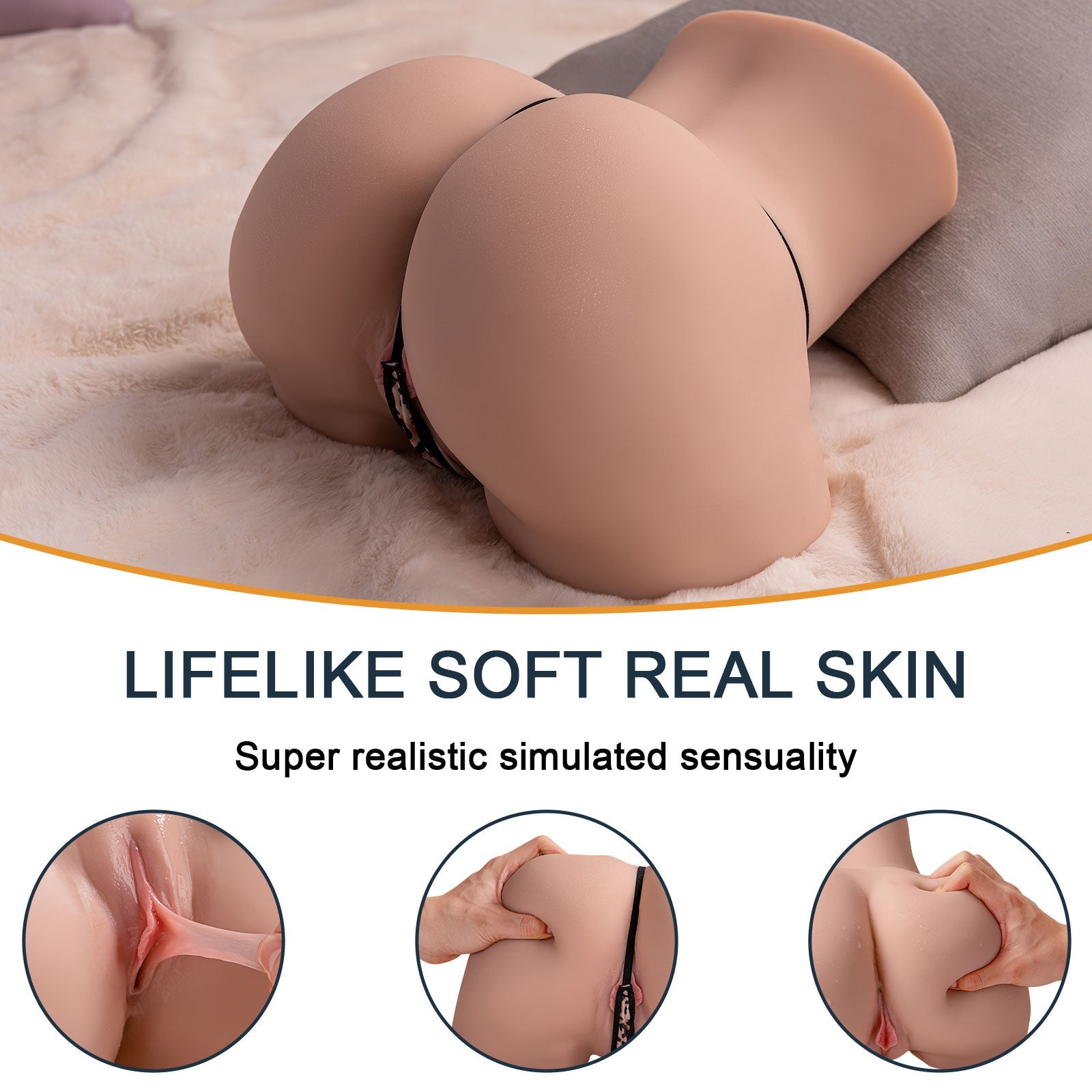 Xise - Sydni - Torso con Funzione Vibrante e Thrusting