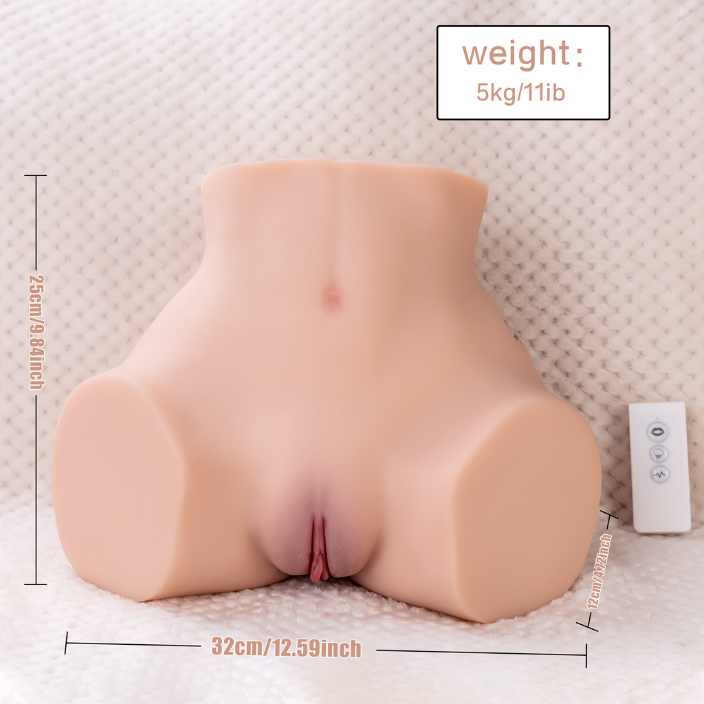 Xise - Lona - Torso con Funzione Vibrante e Suzione con Remote Control