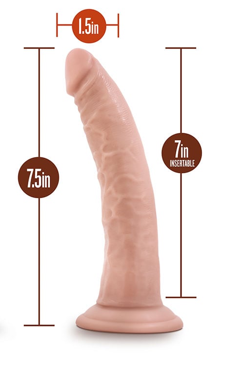 DR. SKIN 7 POLLICI COCK VENTOSA VANIGLIA