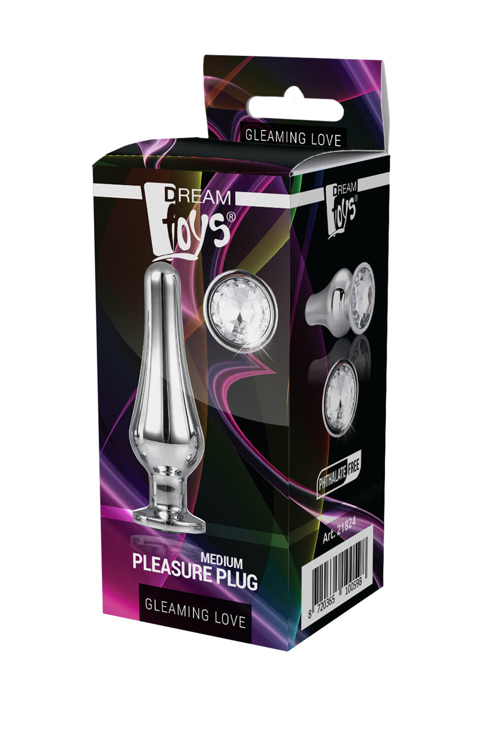 GLEAMING LOVE SILVER PLUG PER IL PIACERE M
