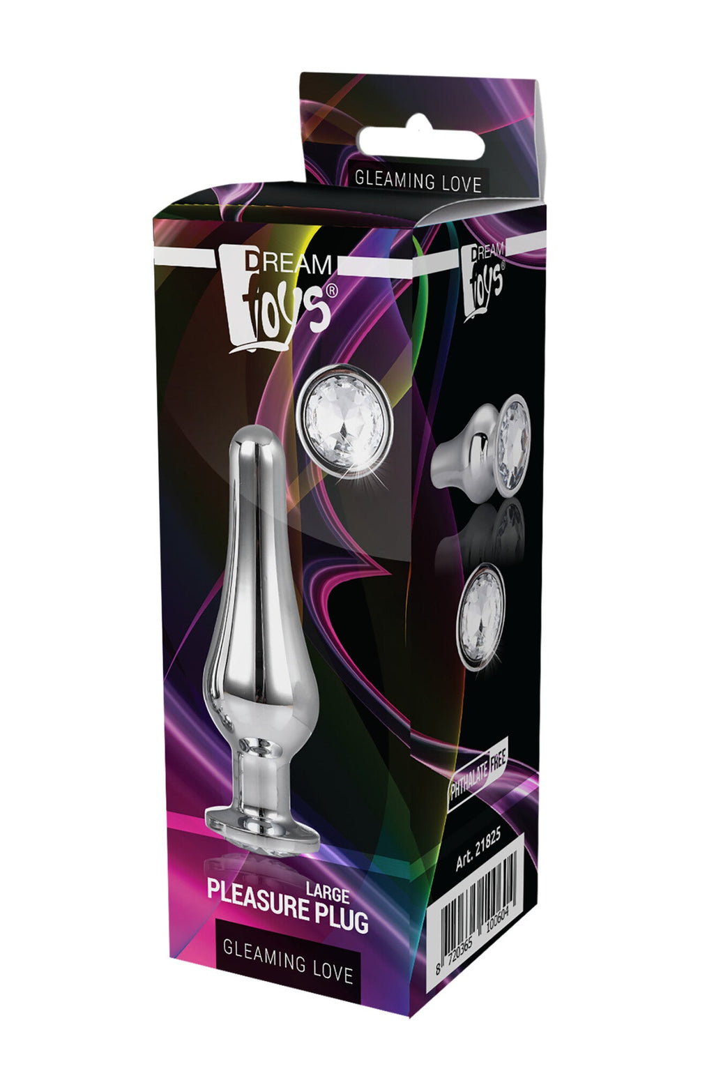 GLEAMING LOVE PLUG ARGENTO PER IL PIACERE L