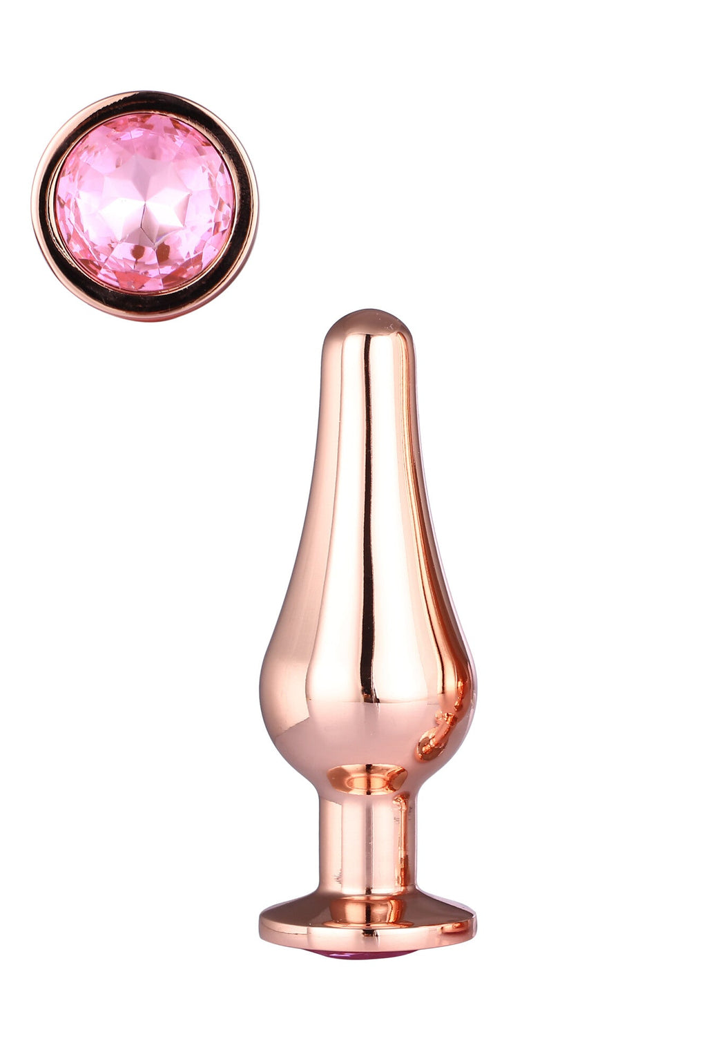 GLEAMING LOVE PLUG PER IL PIACERE IN ORO ROSA S