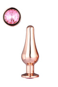 GLEAMING LOVE PLUG PER IL PIACERE IN ORO ROSA S