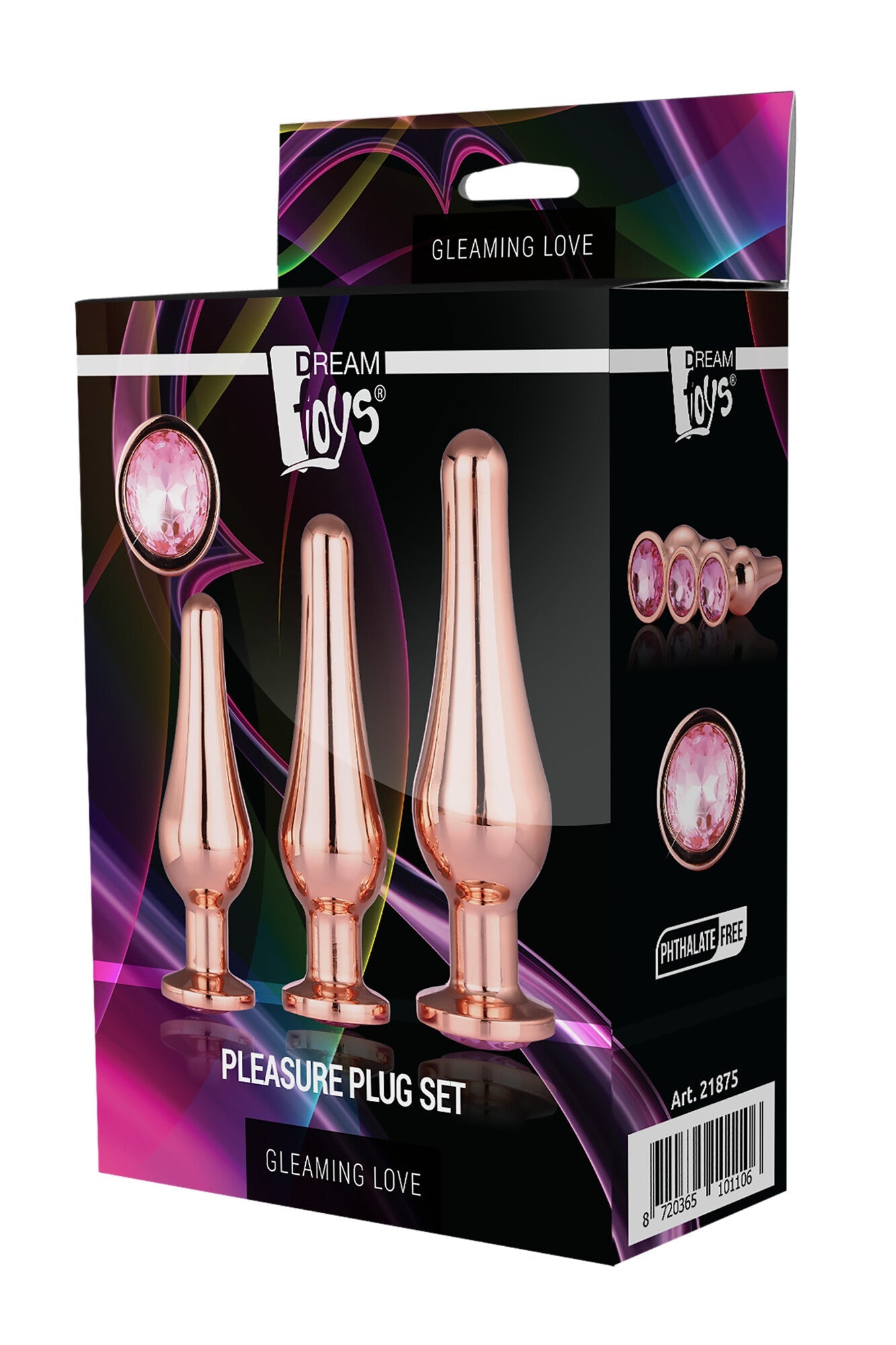 SET DI PIACERE GLEAMING LOVE ORO ROSA