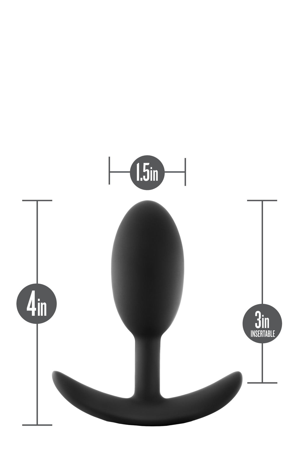 AVVENTURE ANALI PLATINUM VIBRA SLIM PLUG - MEDIO