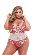 TEDDY BIANCO FLOREALE E PIZZO, QS