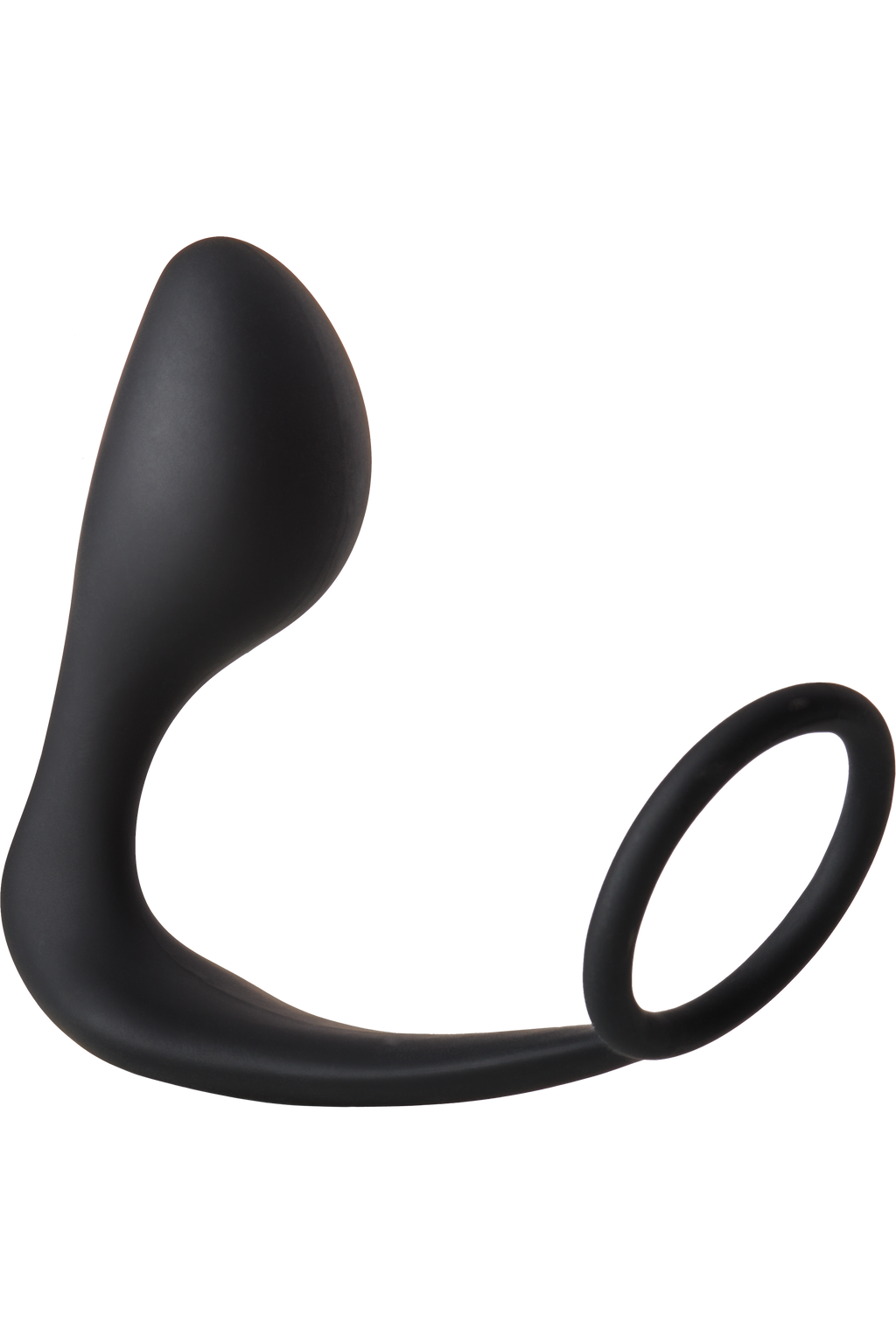 FANTASTICO PLUG ANALE CON ANELLO PER IL PENNELLO NERO