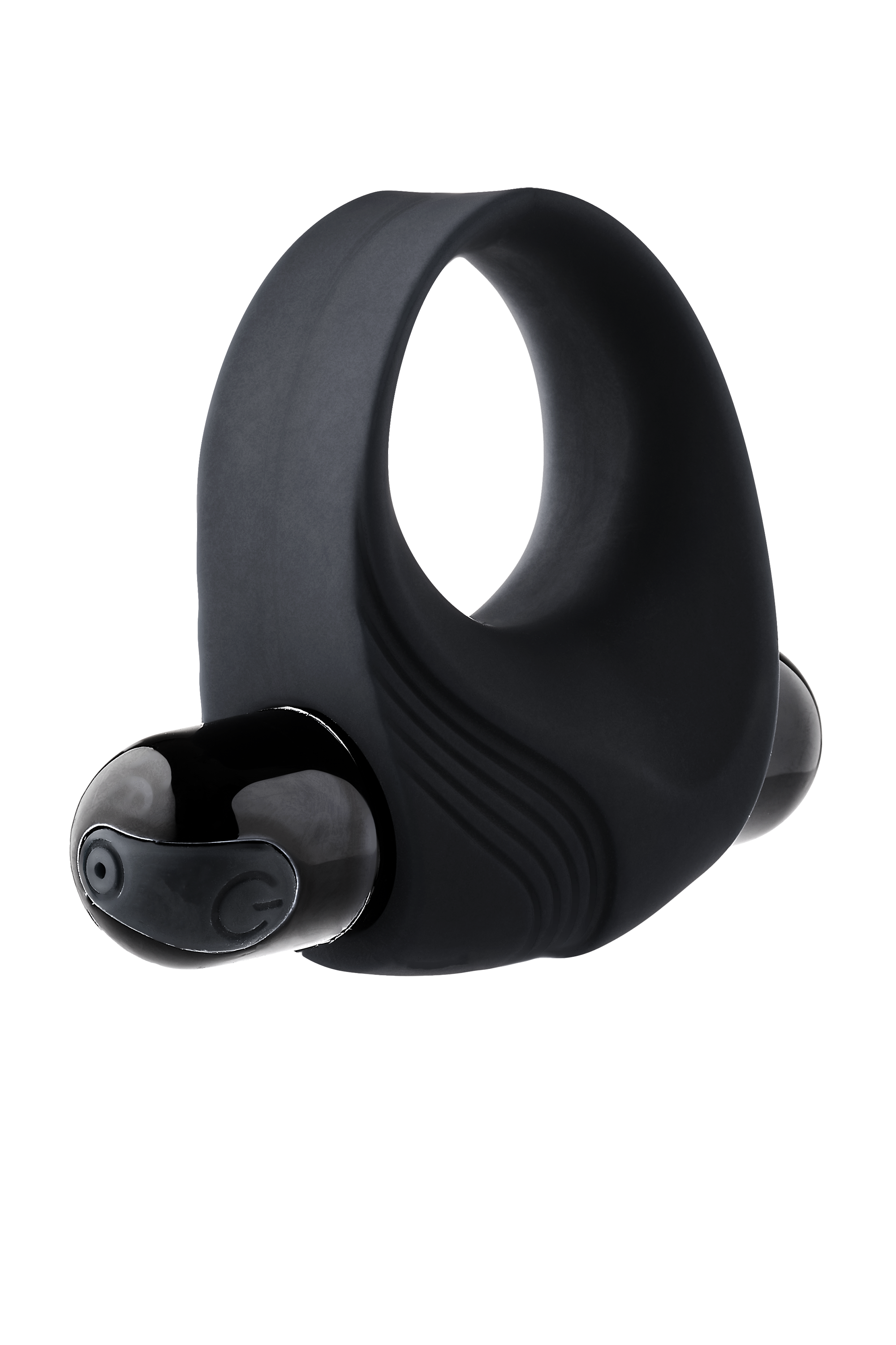 ANELLO PER IL PENE VIBRANTE RAMROD CON GRANDE PROIETTILE NERO