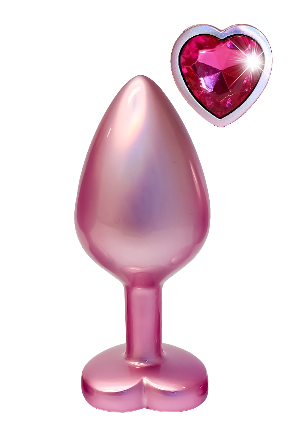 Plug GLEAMING LOVE PEARL ROSA MEDIO