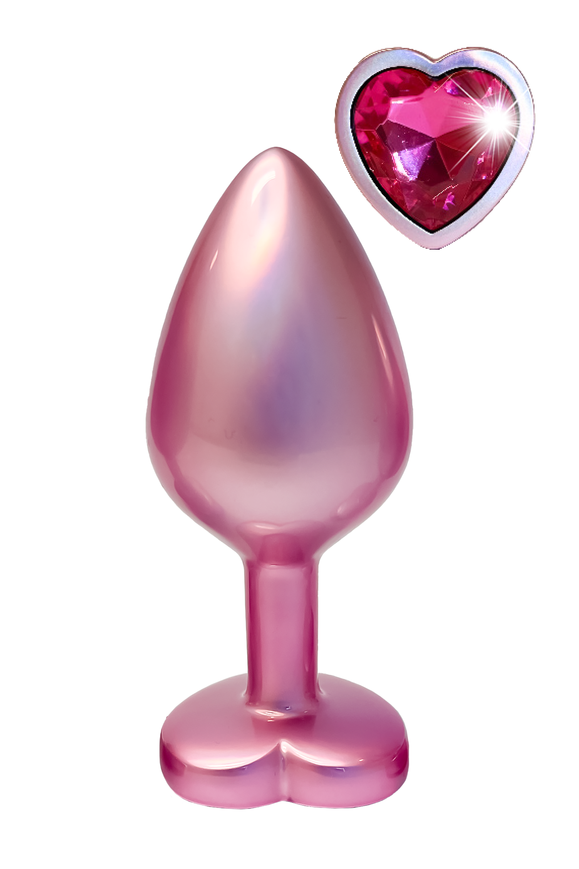 Plug GLEAMING LOVE PEARL ROSA MEDIO
